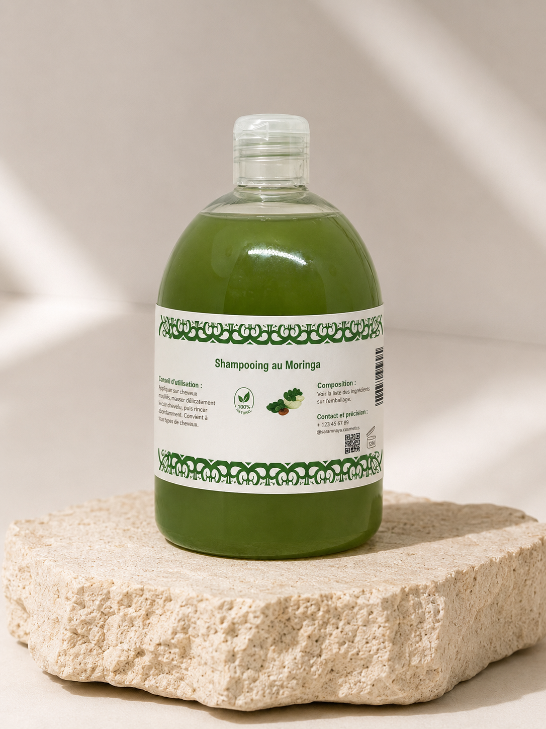 🧴 Shampoing Revitalisant au Moringa